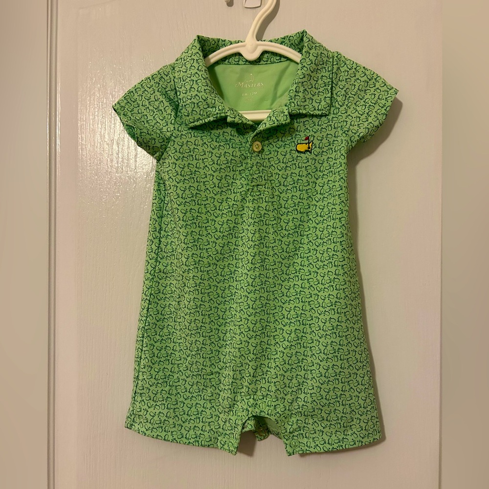 Green Masters Romper - Collared - Baby Boys